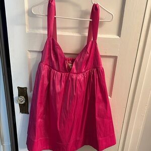 For Love And Lemons Fuchsia Mini Dress